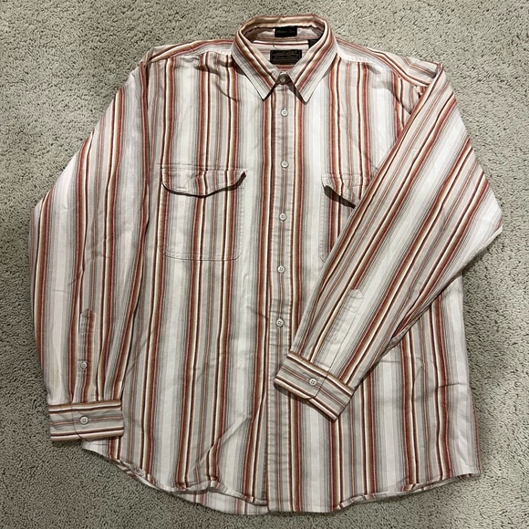 Eddie Bauer Other - Vintage 90s Eddie Bauer Flannel Shirt Elkhorn Twill Plaid Long Sleeve Mens Large